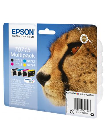 Epson Multipack 4-Coulered T0715 DURABrite Ultra Ink Epson - 2