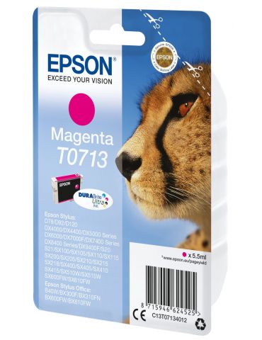 Epson Singlepack Magenta T0713 DURABrite Ultra Ink Epson - 2