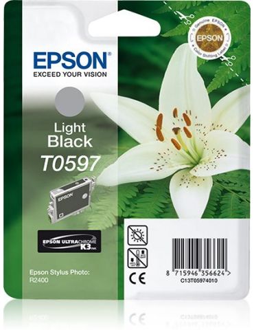 Epson Lily Cartuş Light Black T0597 Ultra Chrome K3