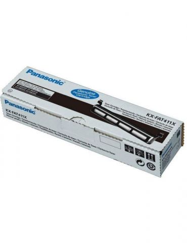 Toner original panasonic black fat411x pentru mb2000|mb2010|mb2025|mb2030 2k incl.tv 0 ron kx-fat411x Panasonic - 1