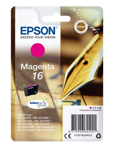 Epson Pen and crossword Singlepack Magenta 16 DURABrite Ultra Ink - Tik.ro
