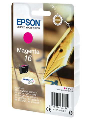 Epson Pen and crossword Singlepack Magenta 16 DURABrite Ultra Ink