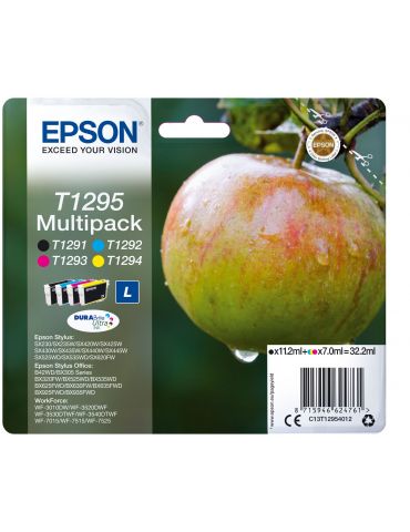 Epson Apple Multipack 4-Coulered T1295 DURABrite Ultra Ink - Tik.ro