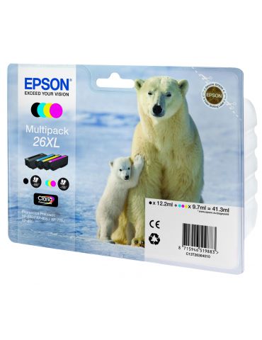 Epson Polar bear Multipack 4-colours 26XL Claria Premium Ink