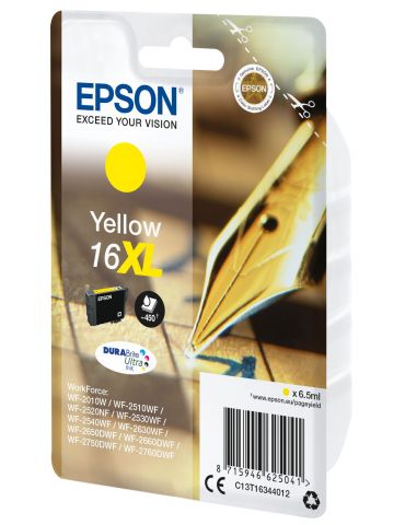 Epson Pen and crossword Singlepack Yellow 16XL DURABrite Ultra Ink