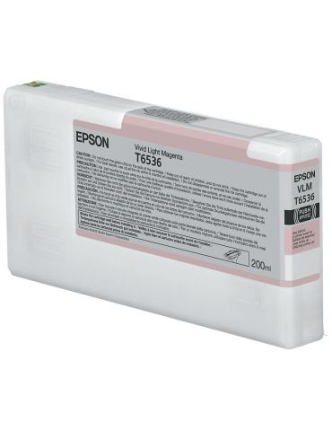 Epson T6536 Vivid Light Magenta Ink Cartridge (200ml) - Tik.ro