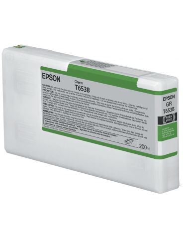 Epson T653B Green Ink Cartridge (200ml) - Tik.ro
