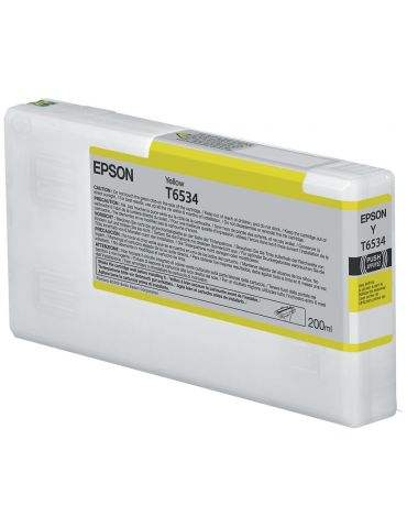 Epson T6534 Yellow Ink Cartridge (200ml) - Tik.ro