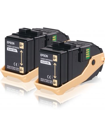 Epson Double Pack Toner Cartridge Black 6.5kx2 - Tik.ro