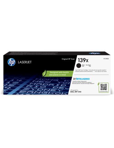 HP LaserJet Cartuş de toner original de capacitate extinsă 139X negru