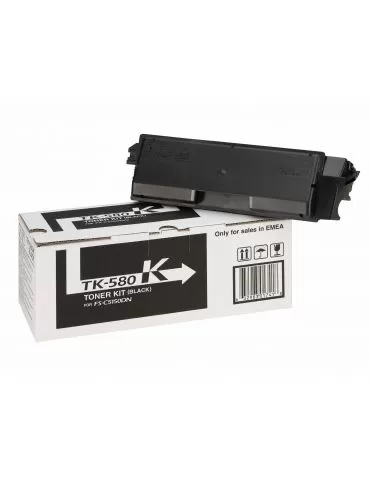 KYOCERA TK-580K cartuș toner 1 buc. Original Negru