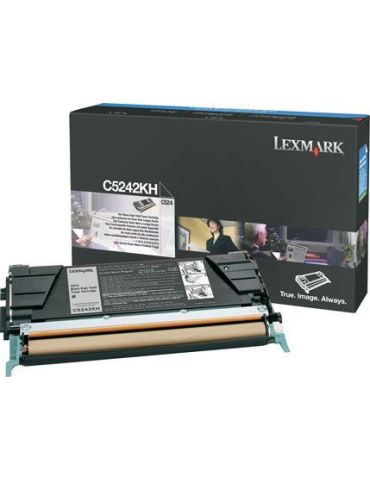 Lexmark Black High Yield Toner Cartridge for C524 cartuș toner Original Negru - Tik.ro