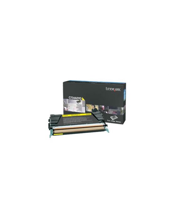 Lexmark C734A2YG cartuș toner Original Galben