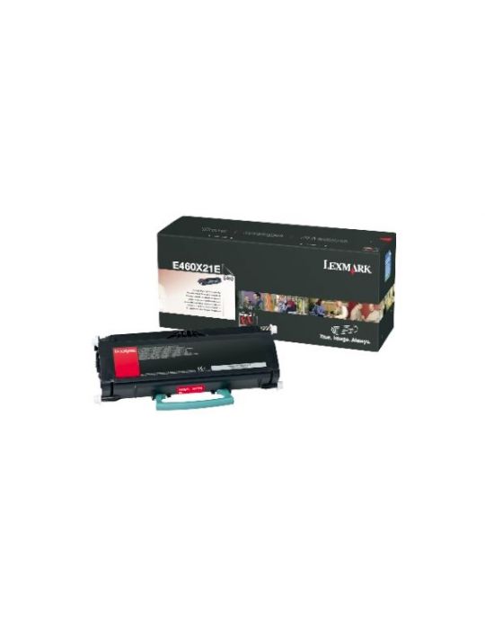 Lexmark E460X21E cartuș toner 1 buc. Original Negru