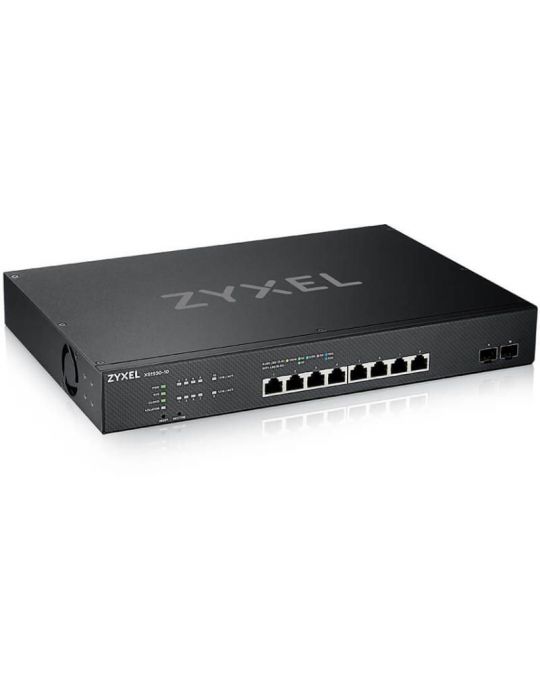 Zyxel xs1930-10 switch smart managed layer 2 rackmount porturi 8 gigabit 100m/1g/2.5g/5g/10g 2 gigabit sfp+ xs1930-10-eu0101f (i
