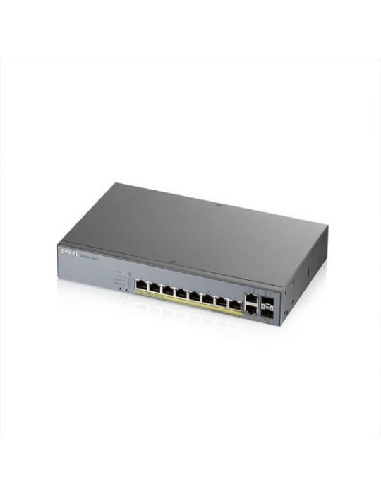 Switch poe zyxel port gigabit x 8 sfp sfp x 1 managed rackabil carcasa metalica gs1350-12hp-eu0101 (include tv 1.5 lei) Zyxel - 
