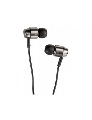 The hde5m headphones 11mm hd axial frequency response: 4hz-45khz  5 sizes ear pieces  carrying case - 1 key mic. and remote cont