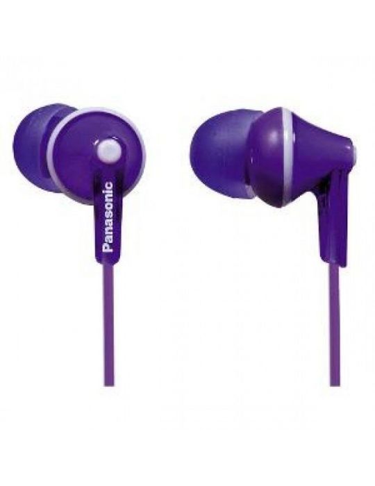 Range 6hz - 24khz 16w 104db/mw closed type headphones length of cord 1.2m 3 sizes of silicone earphones rp-hje125e-v (include tv