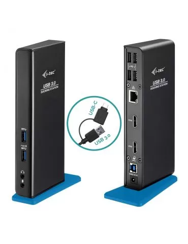 i-tec U3DUALHDMIDOCK stații de andocare și replicatoare de porturi pentru calculatoare portabile Prin cablu USB 3.2 Gen 1 (3.1 I - Tik.ro