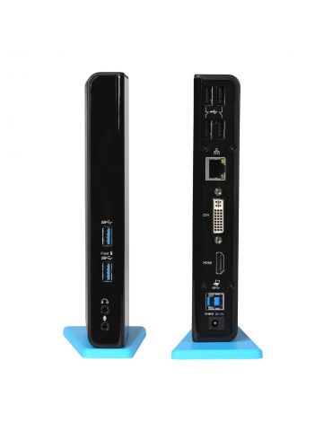 i-tec U3HDMIDVIDOCK stații de andocare și replicatoare de porturi pentru calculatoare portabile Tip dock Negru I-tec - 2