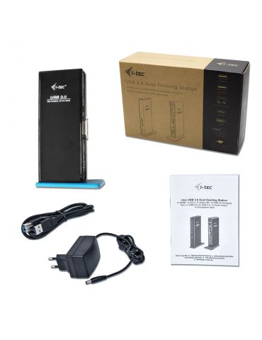 i-tec U3HDMIDVIDOCK stații de andocare și replicatoare de porturi pentru calculatoare portabile Tip dock Negru I-tec - 7