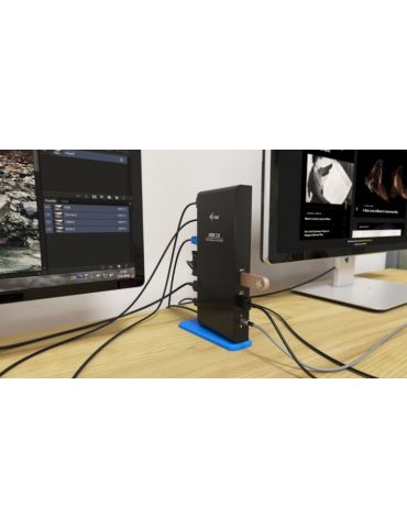 i-tec U3HDMIDVIDOCK stații de andocare și replicatoare de porturi pentru calculatoare portabile Tip dock Negru I-tec - 10