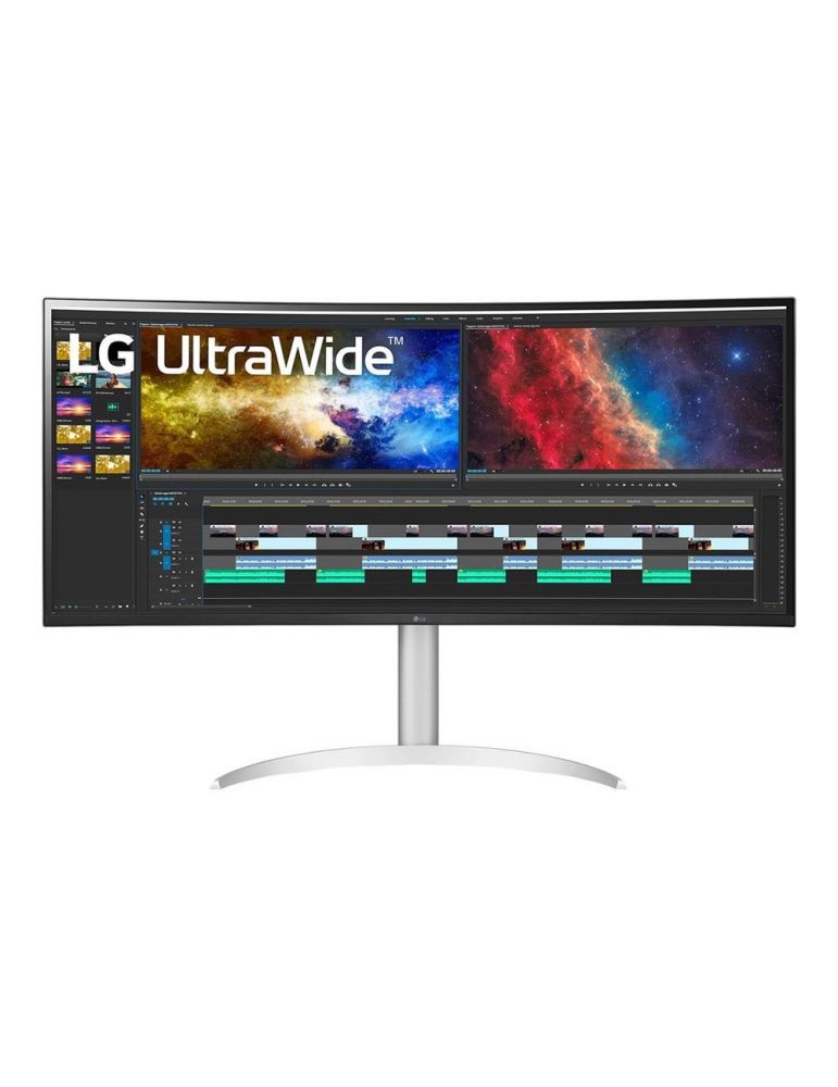 LG LED Curved-Display 38WQ75C-W - 95.29 cm (38) - 3840 x 1600 UWQHD+
