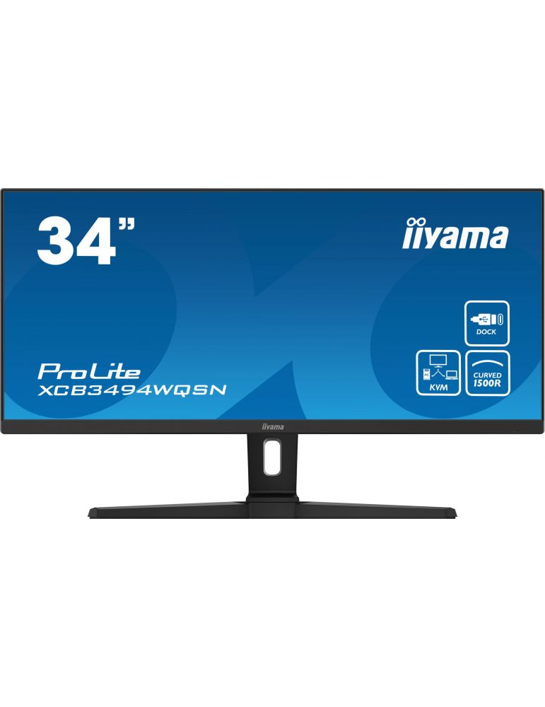 iiyama ProLite XCB3494WQSN-B1 monitoare LCD 86,4 cm (34") 3440 x 1440 Pixel UltraWide Quad HD Negru