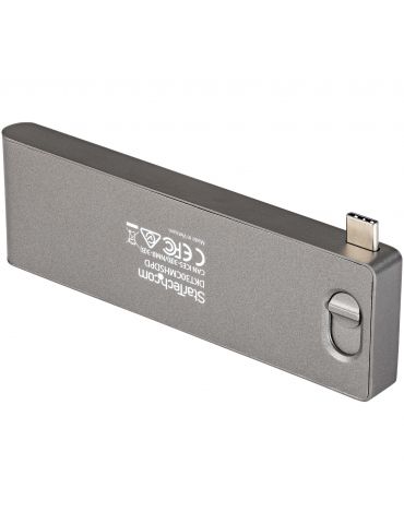 StarTech.com DKT30CMHSDPD stații de andocare și replicatoare de porturi pentru calculatoare portabile Tip dock USB 3.2 Gen 1 Sta