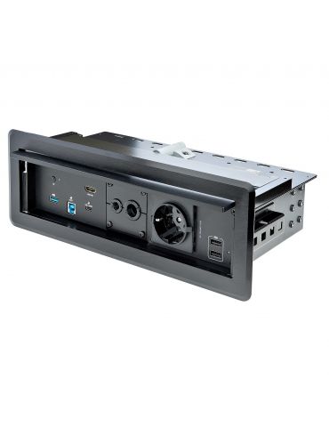 StarTech.com KITBXDOCKPEU dispozitiv tip AV conferencing bridges 3840 x 2160 Pixel Ethernet LAN Negru StarTech.com - 1 - Tik.ro