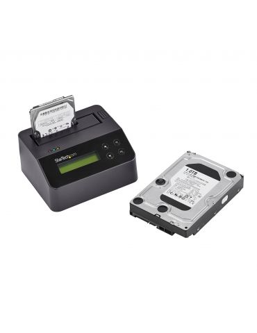 StarTech.com SDOCK1EU3P2 dispozitive de copiere a discurilor optice Dispozitiv de copiere HDD/SSD 1 copii Negru StarTech.com - 5