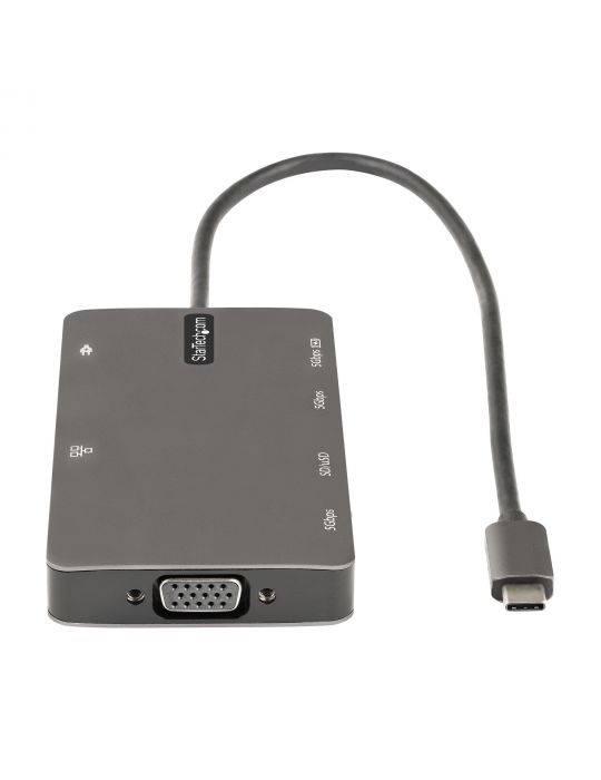 StarTech.com DKT30CHVSDPD stații de andocare și replicatoare de porturi pentru calculatoare portabile Prin cablu USB 3.2 Gen 1 S