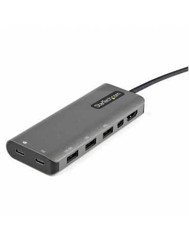 StarTech.com DKT31CMDPHPD stații de andocare și replicatoare de porturi pentru calculatoare portabile Prin cablu USB 3.2 Gen 1 S