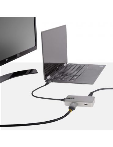 StarTech.com DKT31CHPD3 stații de andocare și replicatoare de porturi pentru calculatoare portabile Prin cablu USB 3.2 Gen 2 Sta
