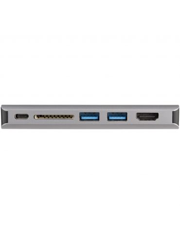 StarTech.com DKT30CHVAUSP stații de andocare și replicatoare de porturi pentru calculatoare portabile Prin cablu USB 3.2 Gen 1 S