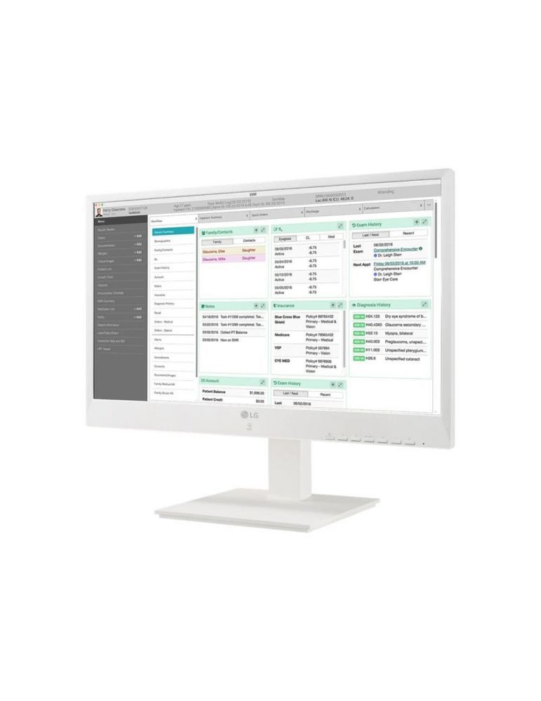 LG ThinClient Display 24CN670W-AP - 60.47 cm (23.8) - Intel Celeron J4105 - White
