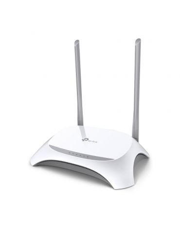 TP-Link TL-MR3420 router wireless Fast Ethernet Bandă unică (2.4 GHz) Negru, Alb - Tik.ro
