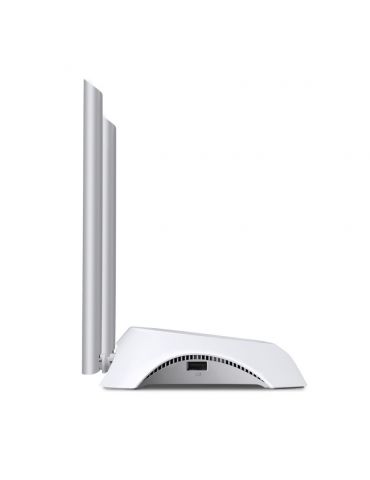 TP-Link TL-MR3420 router wireless Fast Ethernet Bandă unică (2.4 GHz) Negru, Alb