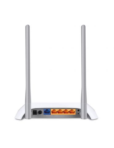TP-Link TL-MR3420 router wireless Fast Ethernet Bandă unică (2.4 GHz) Negru, Alb