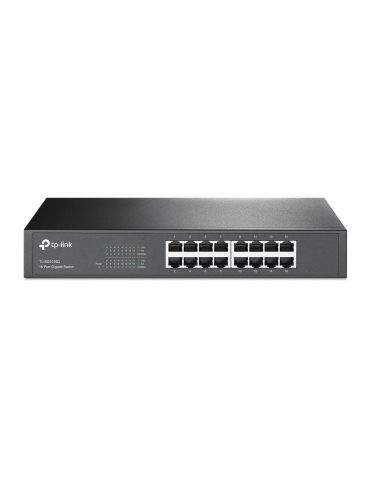 TP-Link TL-SG1016D Fara management Gigabit Ethernet (10 100 1000) Negru
