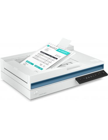HP Scanjet Pro 3600 f1 Scaner Flatbed & ADF 1200 x 1200 DPI A4 Alb