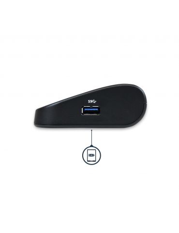 StarTech.com USB3SDOCKHDV stații de andocare și replicatoare de porturi pentru calculatoare portabile Prin cablu USB 3.2 Gen 1 S