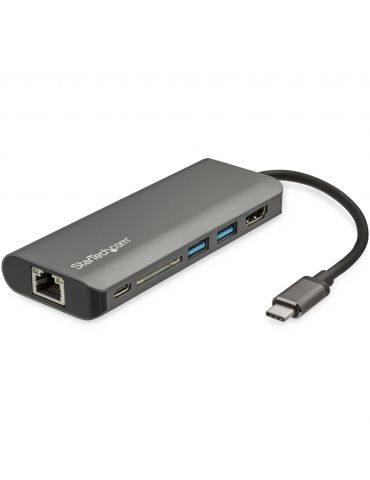StarTech.com DKT30CSDHPD3 stații de andocare și replicatoare de porturi pentru calculatoare portabile Prin cablu USB 3.2 Gen 1 S - Tik.ro