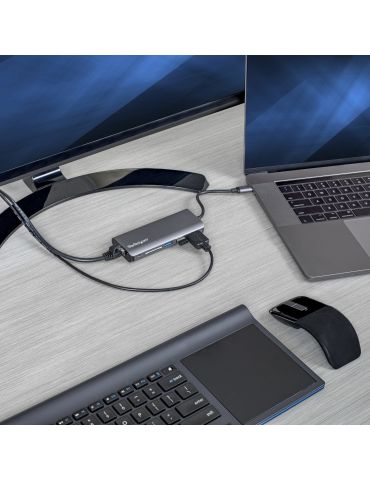 StarTech.com DKT30CSDHPD3 stații de andocare și replicatoare de porturi pentru calculatoare portabile Prin cablu USB 3.2 Gen 1 S