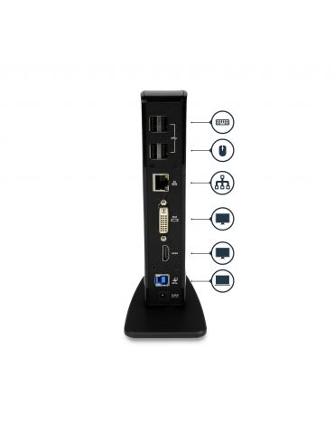 StarTech.com USB3SDOCKHD stații de andocare și replicatoare de porturi pentru calculatoare portabile Prin cablu USB 3.2 Gen 1 St