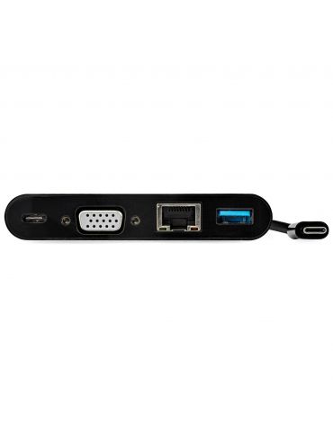 StarTech.com DKT30CVAGPD stații de andocare și replicatoare de porturi pentru calculatoare portabile Prin cablu USB 3.2 Gen 1 St
