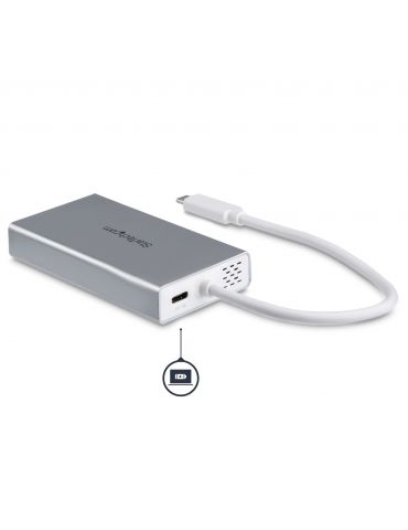 StarTech.com DKT30CHPDW stații de andocare și replicatoare de porturi pentru calculatoare portabile Prin cablu USB 3.2 Gen 1 Sta