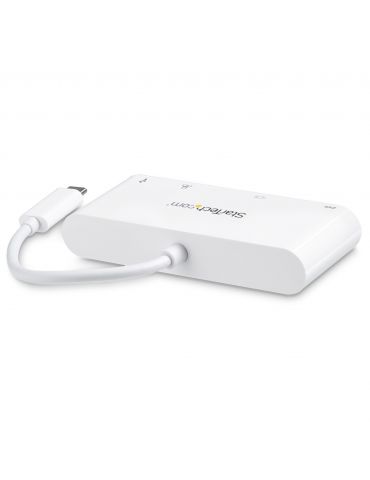 StarTech.com DKT30CDVPD stații de andocare și replicatoare de porturi pentru calculatoare portabile Prin cablu USB 3.2 Gen 1 Sta