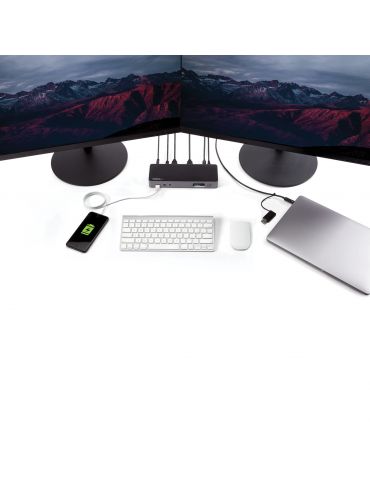 StarTech.com DK30C2DPPDUE stații de andocare și replicatoare de porturi pentru calculatoare portabile Prin cablu USB 3.2 Gen 1 S