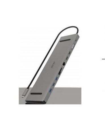 Acer ACG-DCK-C-1 Prin cablu USB 3.2 Gen 1 (3.1 Gen 1) Type-C Gri Acer - 1 - Tik.ro